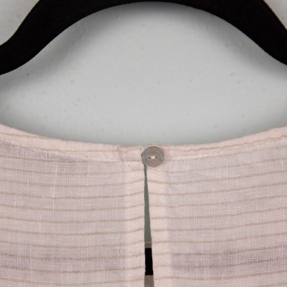 Doe & Rae white cotton and linen shirt-M - Picture 4 of 5